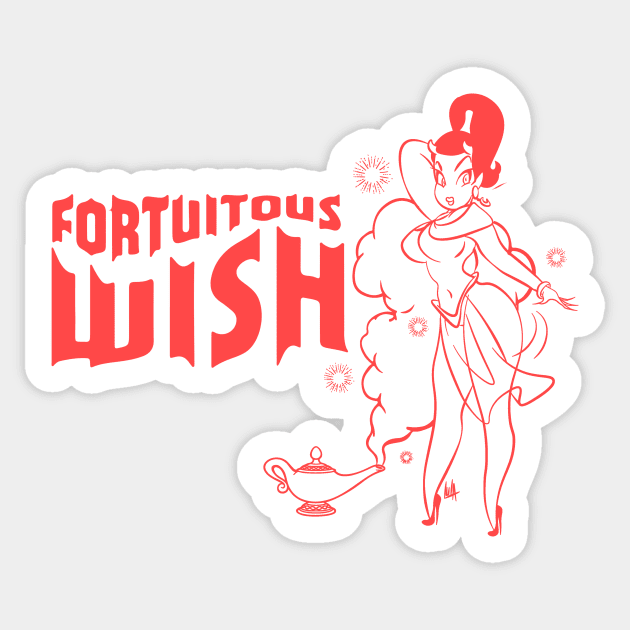 Fortuitous Wish Sticker by Lululah 